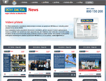 Tablet Screenshot of news.kmbeta.cz